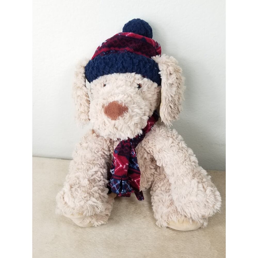 Winter Puppy Dog Labrador 13" Gentle Treasures Year 2016 Plush Stuffed Animal